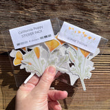 California Poppy Sticker Pack