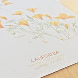 California Poppy State Print