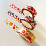 Fruits Watercolor Washi Tape