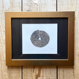 Poppyseed Bagel Watercolor Original Framed Painting