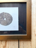 Poppyseed Bagel Watercolor Original Framed Painting