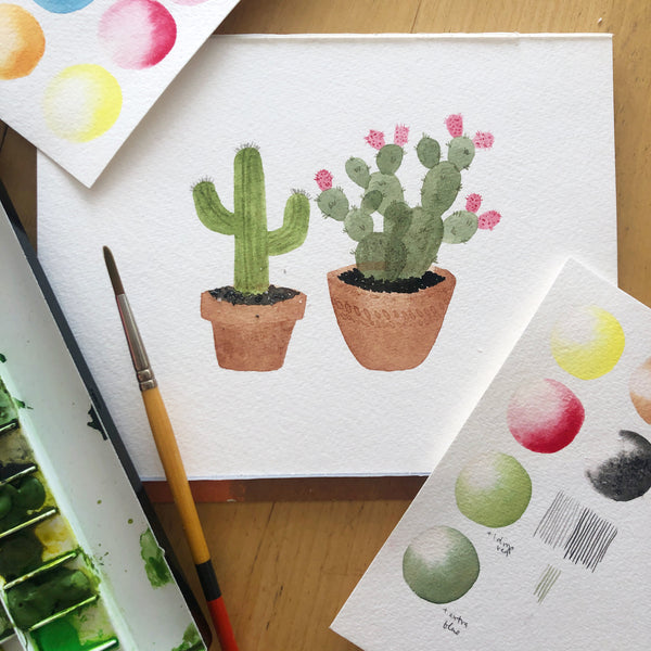 In-Person Intro to Watercolor Class - 2 Sessions // Thursdays 5/23 & 5/30