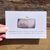 Resistance Postcard