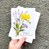 Happy Anniversary Bouquet Greeting Card