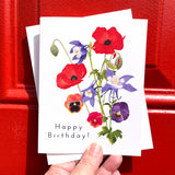Happy Birthday Bouquet Greeting Card