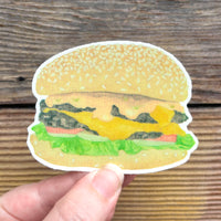 Temporary Tattoo - Cheese burger