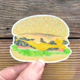 Temporary Tattoo - Cheese burger