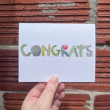 Congratulations Cactus Greeting Card Congrats