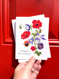 Happy Birthday Bouquet Greeting Card