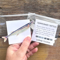Temporary Tattoo - Sardine Fish
