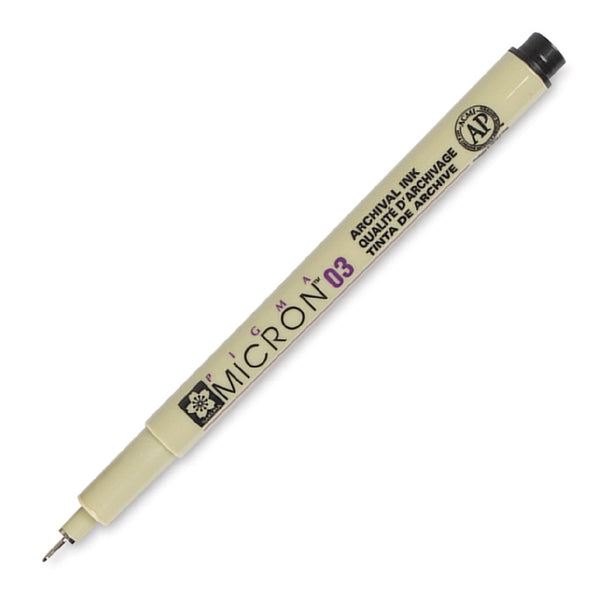 03 Micron Pen Black