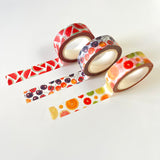 Fruits Watercolor Washi Tape