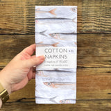 Cotton Napkins - Sardines and Anchovies Little Fish