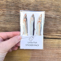 Little Fish Watercolor Sticker Pack