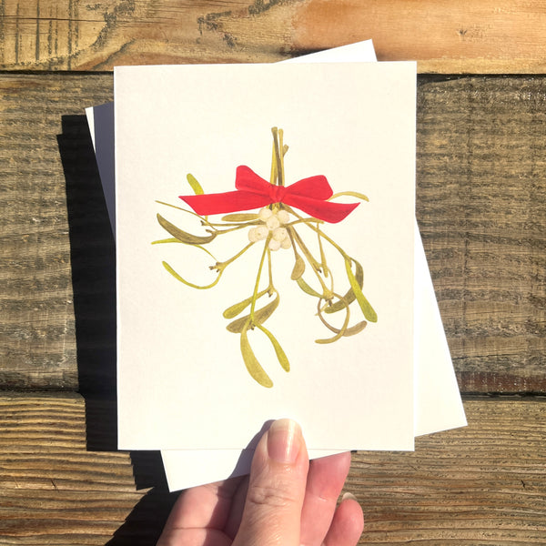 Mistletoe Greeting Card
