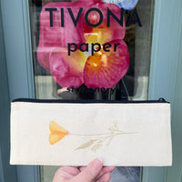 California Poppy Pencil Case