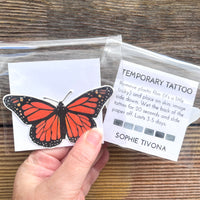 Temporary Tattoo - Monarch