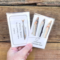 Little Fish Watercolor Sticker Pack