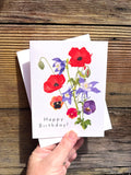Happy Birthday Bouquet Greeting Card