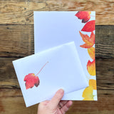 Autumn Leaves Stationery Set