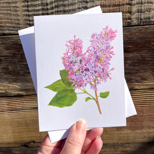 Lilac Greeting Card
