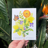 Congratulations Bouquet Greeting Card