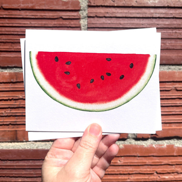 Watermelon Greeting Card