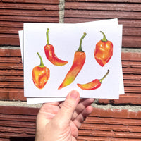 Peppers Greeting Card