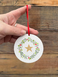 Hand Painted Wood Ornament