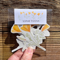 California Poppy Sticker Pack