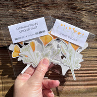 California Poppy Sticker Pack