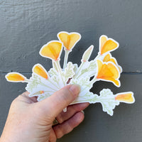 California Poppy Sticker Pack