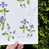 Wisconsin State Flower Print