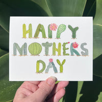 Happy Mother’s Day Cactus Greeting Card