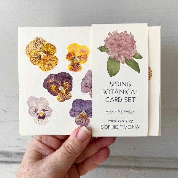 Spring Botanical Card Set