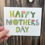 Happy Mother’s Day Cactus Greeting Card