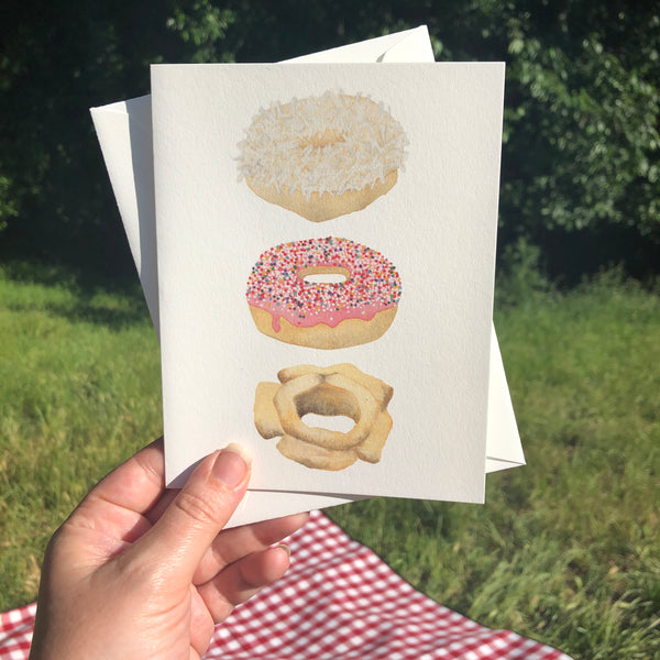 Donut Greeting Card