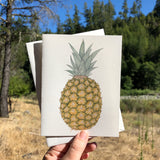 Pineapple Watercolor Greeting Card
