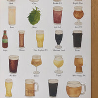 Beer Alphabet Print