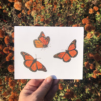 Monarch Butterfly Greeting Card