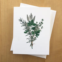 Herbs Greeting Card - Parsley Sage Rosemary Thyme