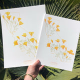 California Poppy State Print