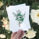 Herbs Greeting Card - Parsley Sage Rosemary Thyme