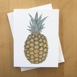 Pineapple Watercolor Greeting Card