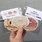 Donut Watercolor Sticker Pack