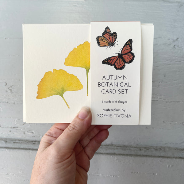 Autumn Botanicals Card Set