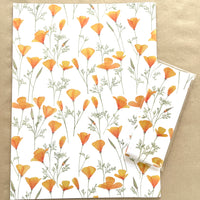 Tissue Paper - CA Poppies