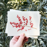 Winter Botanicals Card Set